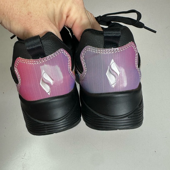 Skechers Street UNO Opalescent Colorful Ombré Overlay Upper MemoryFoam Sneaker 8 - Picture 13 of 16